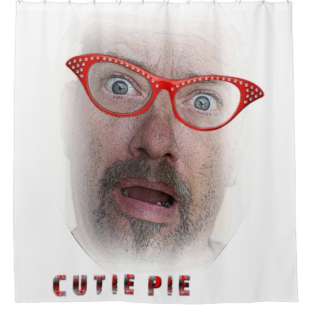 Sehr Fun Süsse Pie Dusche Vorhang! Duschvorhang (Vorderseite)