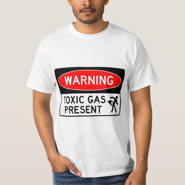 Sehr Fun toxisches Gas vorhanden Signature-T - Shi T-Shirt (Vorderseite)