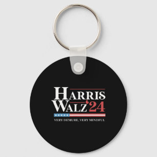Sehr gedämpft Sehr gedanklich Kamala Harris Wheime Schlüsselanhänger
