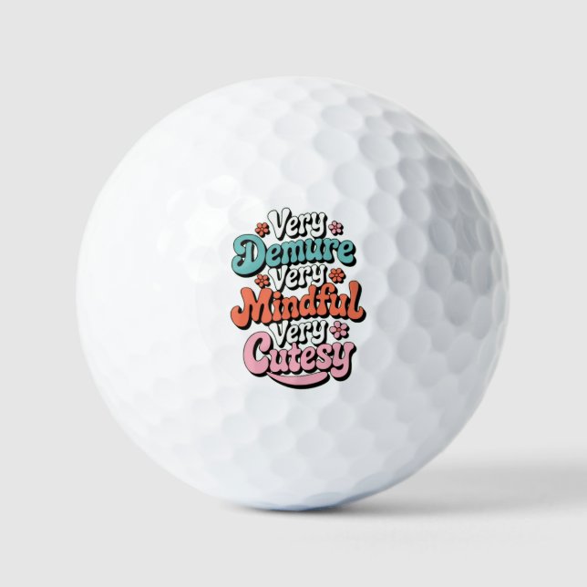 Sehr gedämpft sehr vorsichtig, sehr kutsch, lebend golfball (Vorderseite)