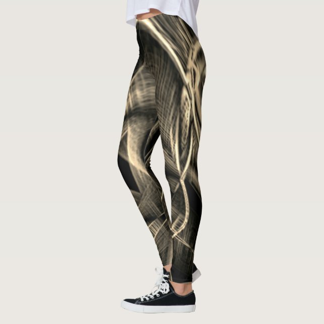 Sehr gedrehte Pine mit Grooves Leggings (Links)