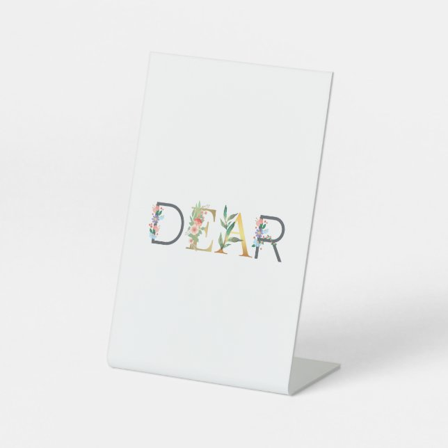 Sehr geehrt sockelschild (Vorderseite)