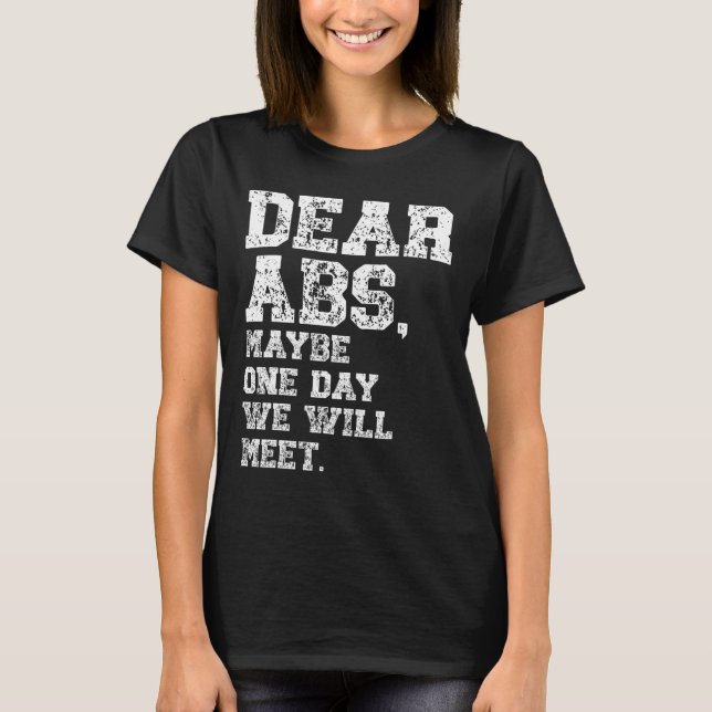 Sehr geehrte Abs. Vielleicht ein T-Shirt für eine  (Vorderseite)