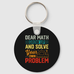 Sehr geehrte Mathematik wächst zu einem sonnigen P Schlüsselanhänger