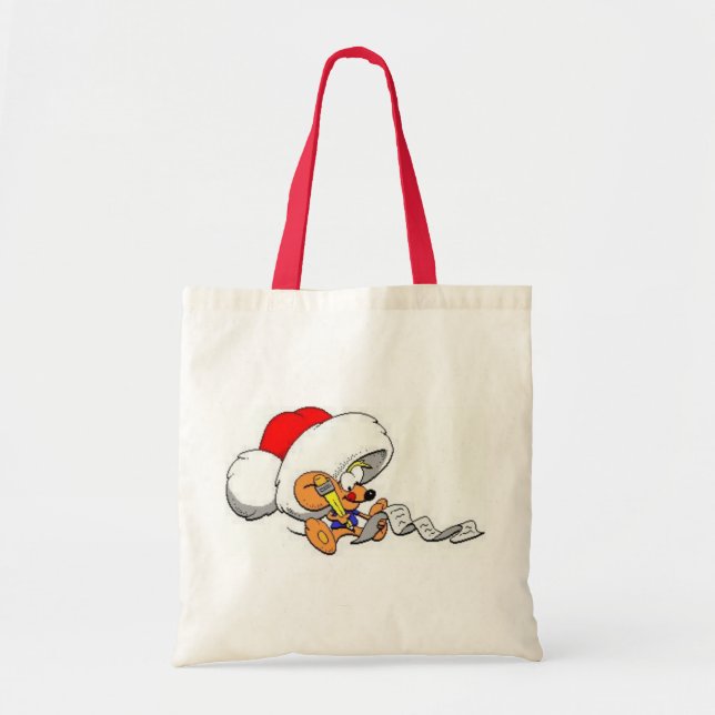 Sehr geehrte Santa Mouse Tragetasche (Vorne)
