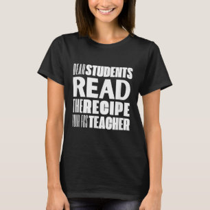 Sehr geehrte Schüler, lesen Sie das Rezept Ihre Fc T-Shirt