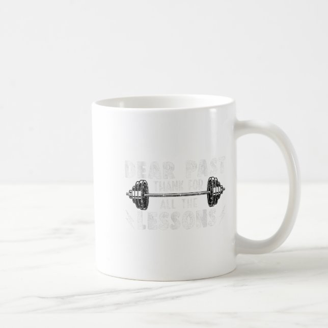 Sehr geehrter Dank für alle Lektionen Funny Gym Kaffeetasse (Rechts)