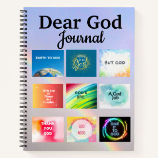 Sehr geehrter Gott Spiral Notebook Journal Notizbuch
