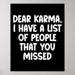 Sehr geehrter Herr Karma, ich habe eine Liste von Poster
