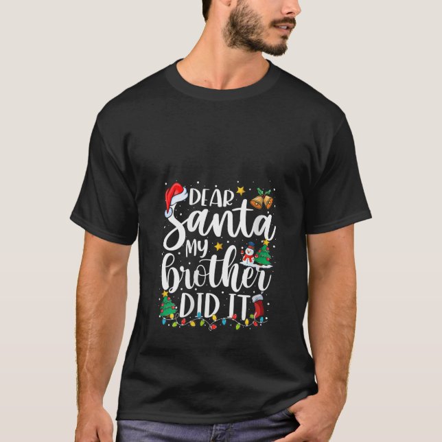 Sehr geehrter Herr Weihnachtsbruder hat es Weihnac T-Shirt (Vorderseite)
