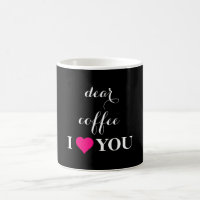 "Sehr geehrter Kaffee I LIEBE You" zitiert Schwarz