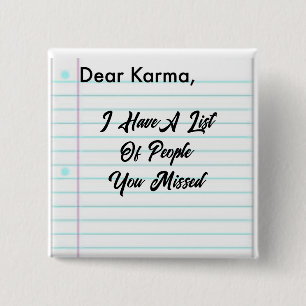 Sehr geehrter Karma Button