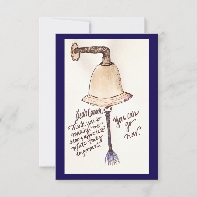 Sehr geehrter Krebs, Dankeskarte (Vorderseite)