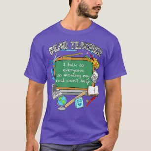 Sehr geehrter Lehrer, ich spreche mit allen, die m T-Shirt