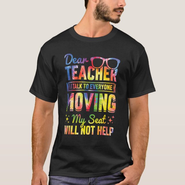 Sehr geehrter Lehrer Ich spreche mit jedem Kinder- T-Shirt (Vorderseite)