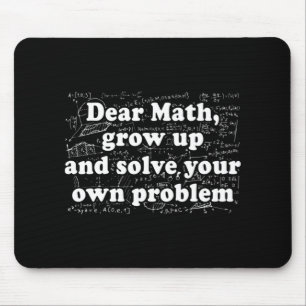 Sehr geehrter Mathematik-Spaß zurück zum Mathemati Mousepad