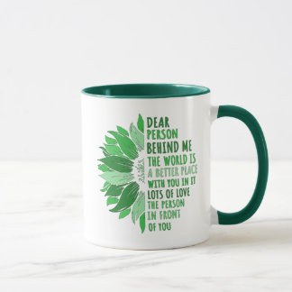 Sehr geehrter Mensch hinter meiner Tasse