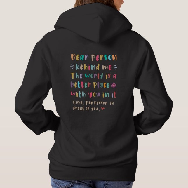 Sehr geehrter Mensch hinter mir T - Shirt (Rückseite)