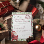 Sehr geehrter Santa | Kinder Personalisierter Brie Einladung<br><div class="desc">Lassen Sie Ihr Kind in diesem Jahr ihren Brief an den Weihnachtsmann schreiben auf diesen wunderschönen Vorlagen in Aquarellschrift. Sie machen das Erlebnis lustig und Sie werden noch viele Jahre lang einen wunderbaren Sake haben. Diese Briefe an den Weihnachtsmann ließ Ihr Kind in die Lücken. Sie bieten ein wenig mehr...</div>