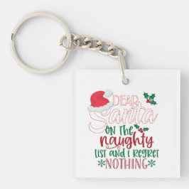 Sehr geehrter Santa Schlüsselanhänger