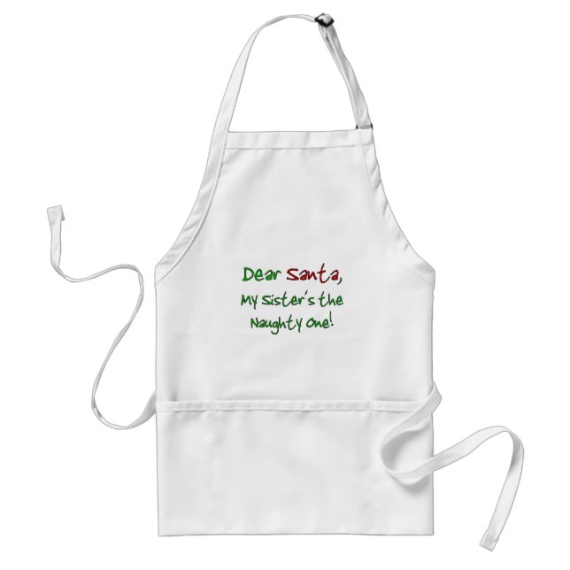 Sehr geehrter Santa Schürze (Vorne)