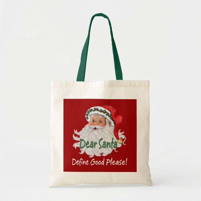 Sehr geehrter Santa Tragetasche (Vorne)