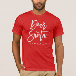 Sehr geehrter Santa Weihnachten T-Shirt