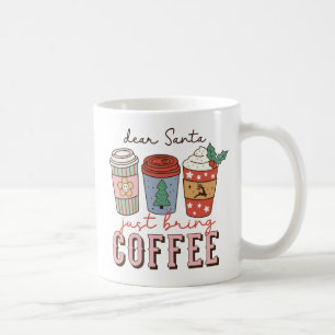 Sehr geehrter Santa   Weihnachtskaffee Kaffeetasse