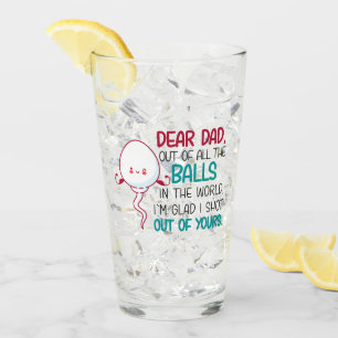 Sehr geehrter Vater, aus allen Balls der Welt Glas