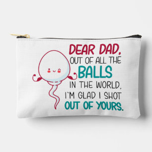Sehr geehrter Vater, aus allen Balls der Welt Zubehörtasche