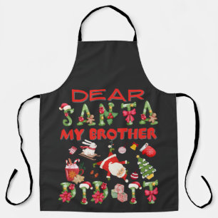 Sehr geehrter Weihnachtsbruder hat es Humorvolles Schürze