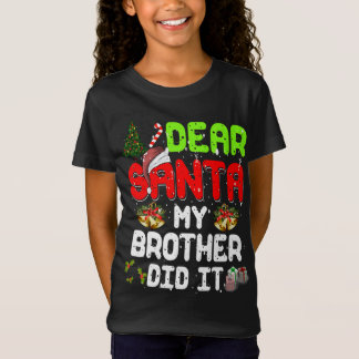 Sehr geehrter Weihnachtsbruder hat es lustige Weih T-Shirt