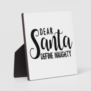 Sehr geehrter Weihnachtsmann, Definition eines sch Fotoplatte