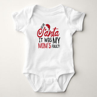 Sehr geehrter Weihnachtsmann, es war der Fehler me Baby Strampler