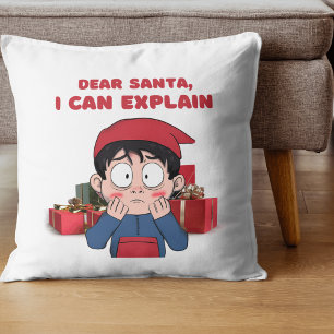 Sehr geehrter Weihnachtsmann, ich kann schuldiges  Kissen