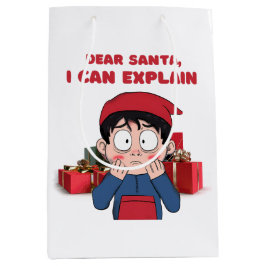 Sehr geehrter Weihnachtsmann, ich kann schuldiges  Mittlere Geschenktüte