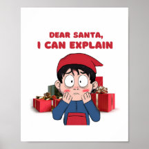 Sehr geehrter Weihnachtsmann, ich kann schuldiges 