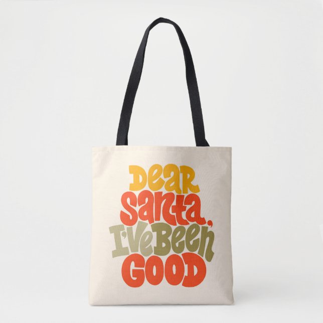 Sehr geehrter Weihnachtsmann - ich war ein gutes D Tasche (Vorderseite)
