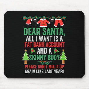 Sehr geehrter Weihnachtsmann, ich Wollte ein feine Mousepad
