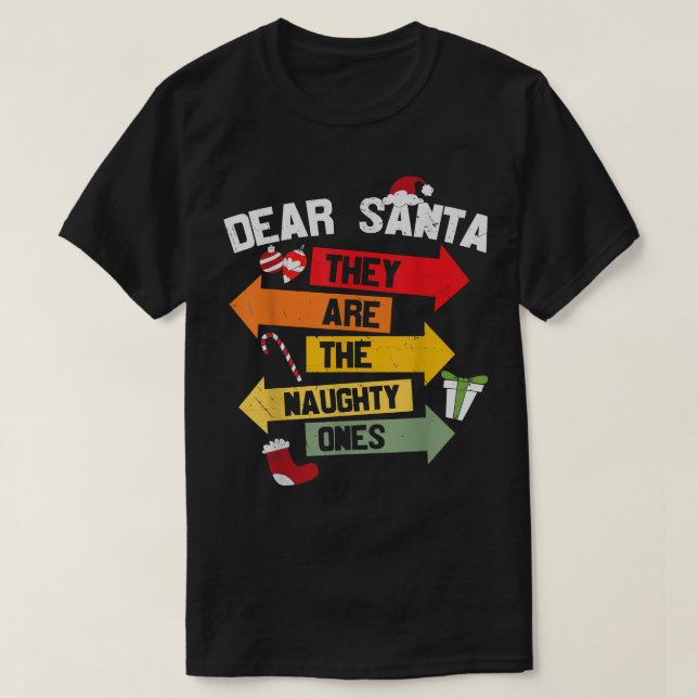 Sehr geehrter Weihnachtsmann, sie sind die scheußl T-Shirt (Design vorne)