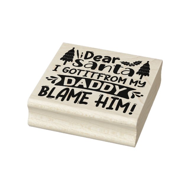 Sehr geehrter Weihnachtsrat Gummistempel (Stempel)