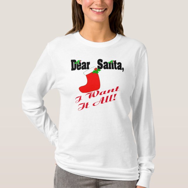 Sehr geehrtes Santa Shirt (Vorderseite)
