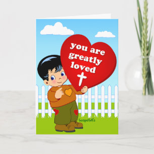 Sehr geliebt feiertagskarte