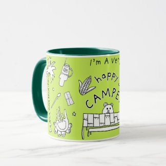 "Sehr glücklicher Camper" Tasse