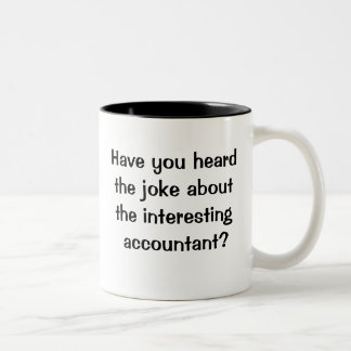 Sehr grausamer und lustiger Buchhalterwitz Zweifarbige Tasse