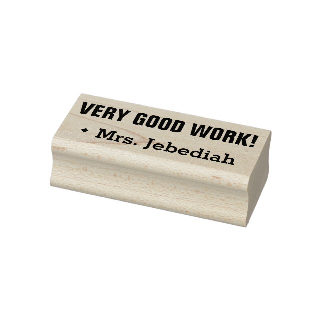 "SEHR GUTE ARBEIT!" Briefmarke aus Kautschuk Gummistempel (Stempel)