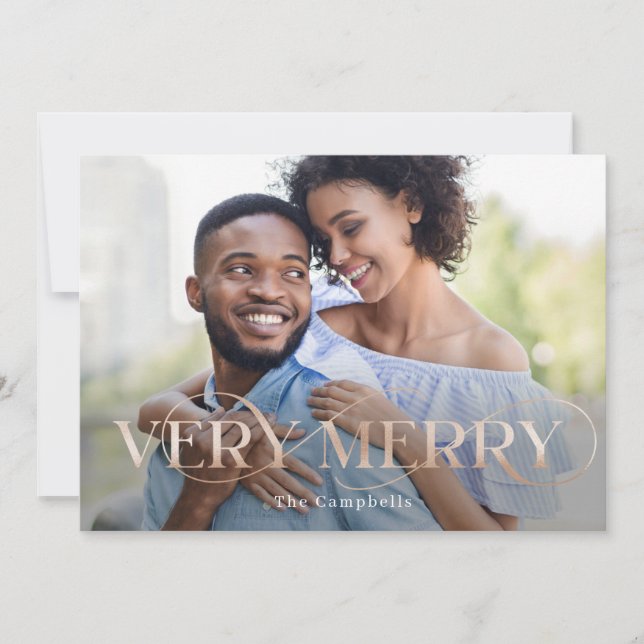 Sehr gute Weihnachtskarte Feiertagskarte (Vorderseite)