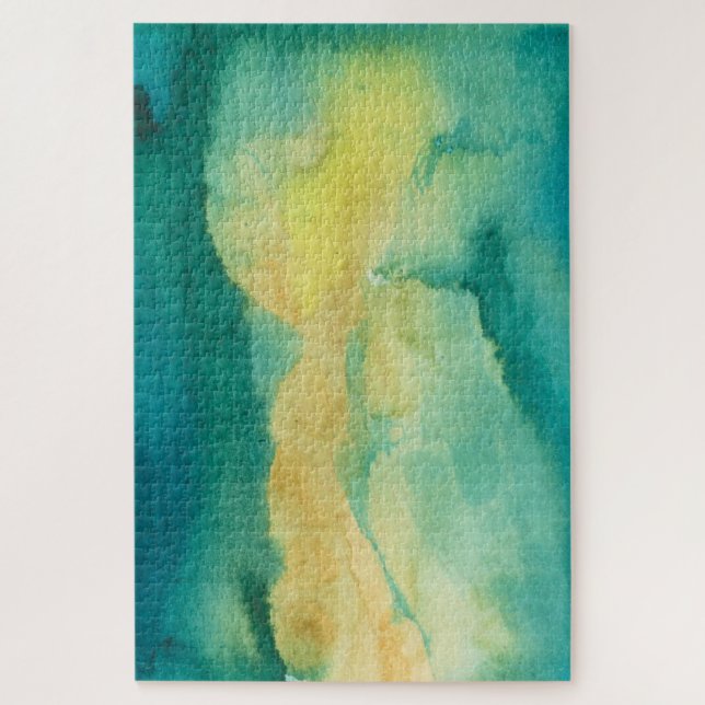 Sehr hartes Aquarellpuzzle. (Vertikal)