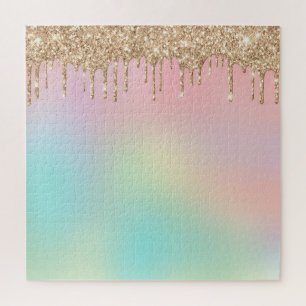 Sehr herausfordernder Regenbogenverlauf Pink Glitt