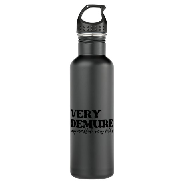 Sehr hohe Belastung sehr vorsichtig, sehr kutsch Edelstahlflasche (Vorderseite)